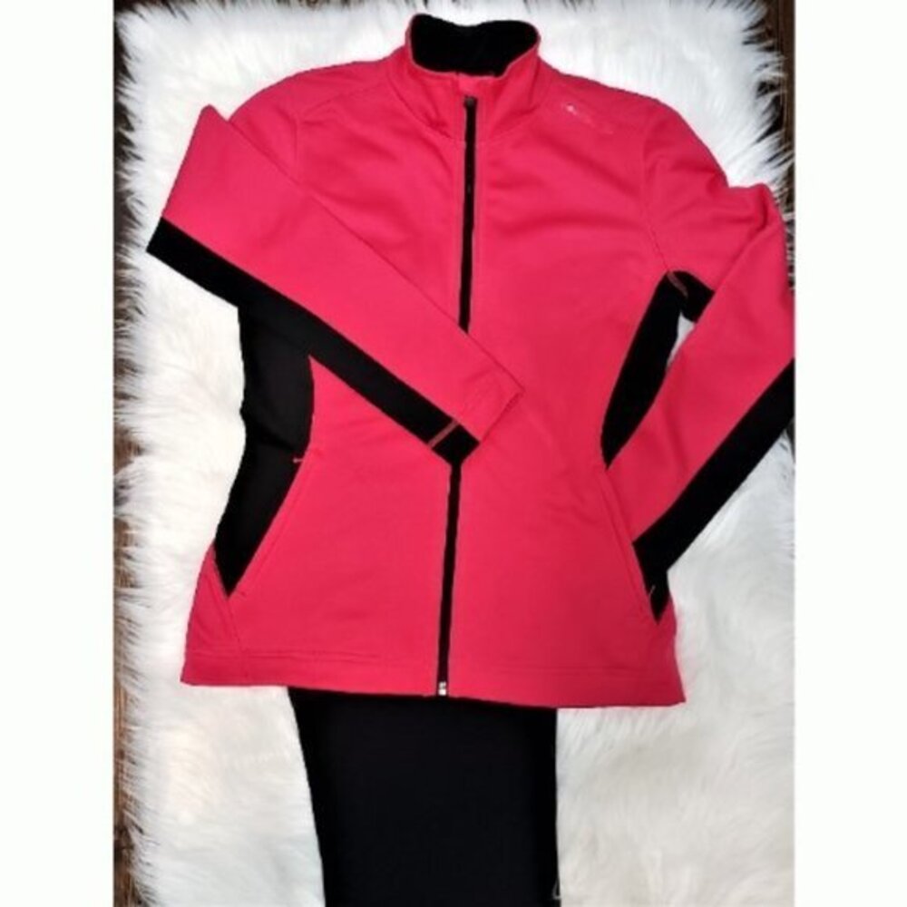 New Balance Fitted Mock Neck Jacket Women Size Sm